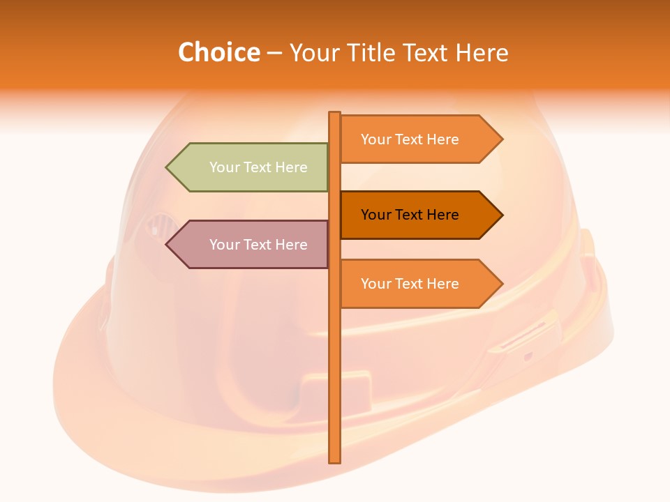 Sign White Industrial PowerPoint Template
