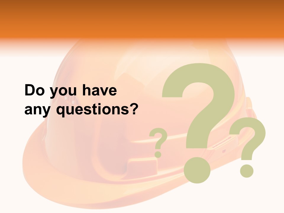 Sign White Industrial PowerPoint Template