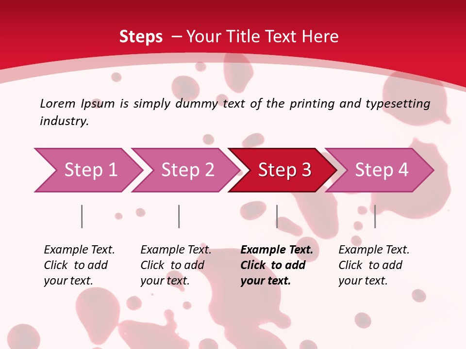 Bleed Death Drip PowerPoint Template