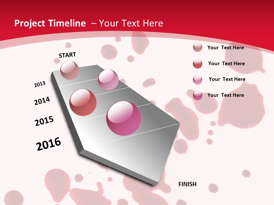 Bleed Death Drip PowerPoint Template