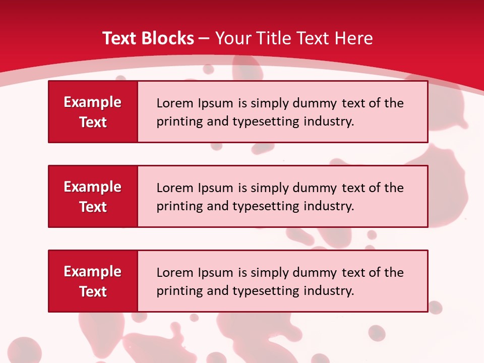 Bleed Death Drip PowerPoint Template