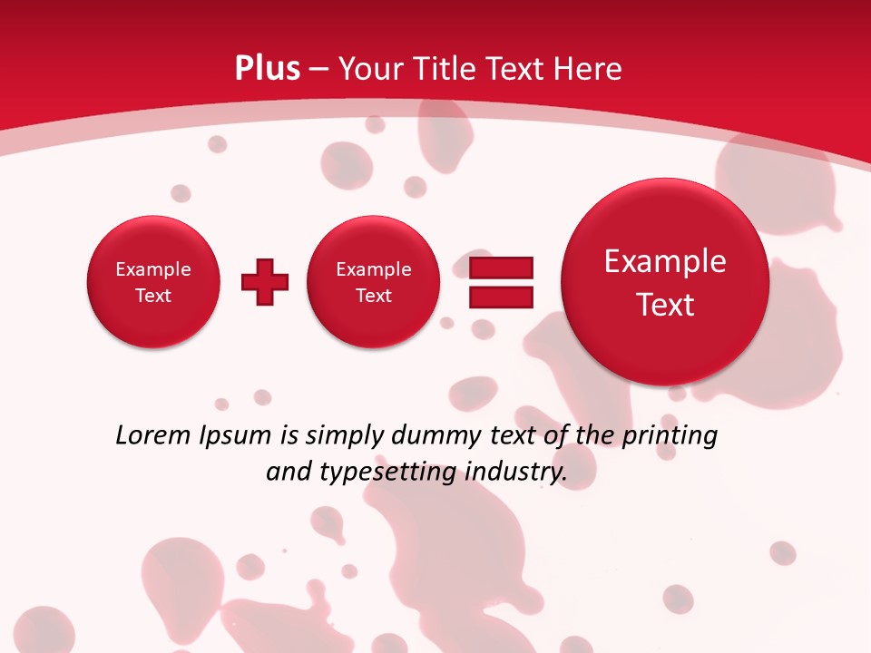 Bleed Death Drip PowerPoint Template