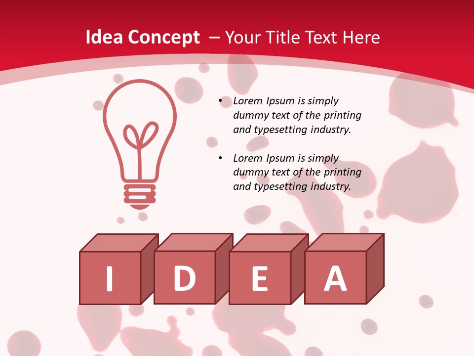 Bleed Death Drip PowerPoint Template