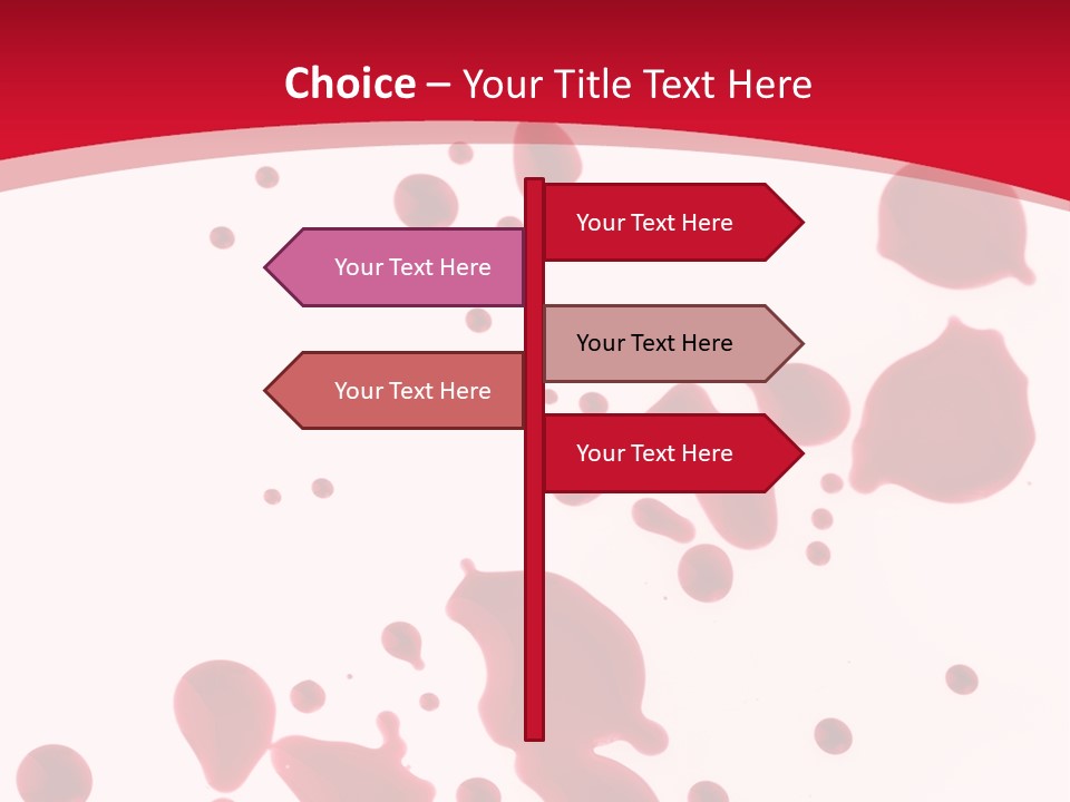 Bleed Death Drip PowerPoint Template