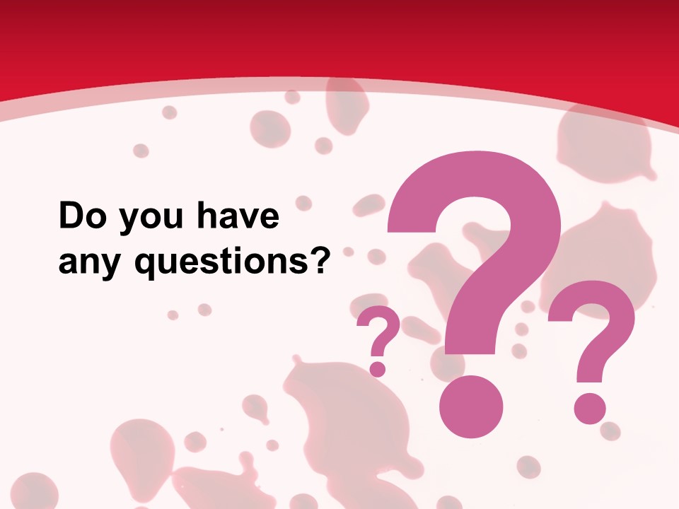 Bleed Death Drip PowerPoint Template