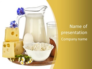 Natural Refreshing Cream PowerPoint Template