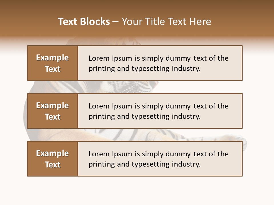Color Siberian Wildlife PowerPoint Template