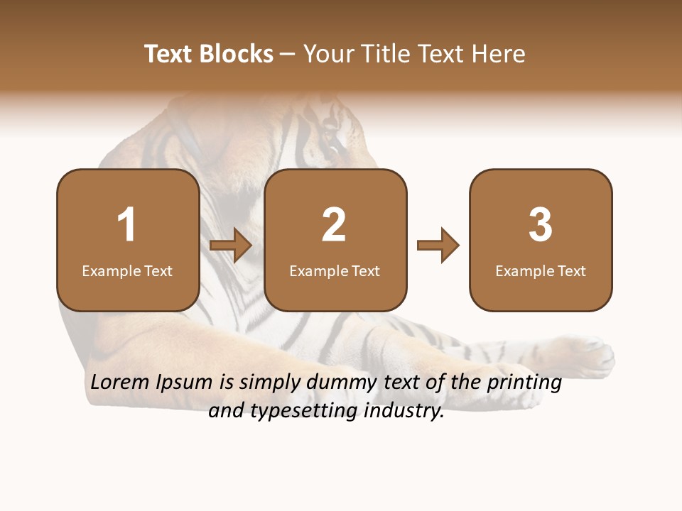 Color Siberian Wildlife PowerPoint Template