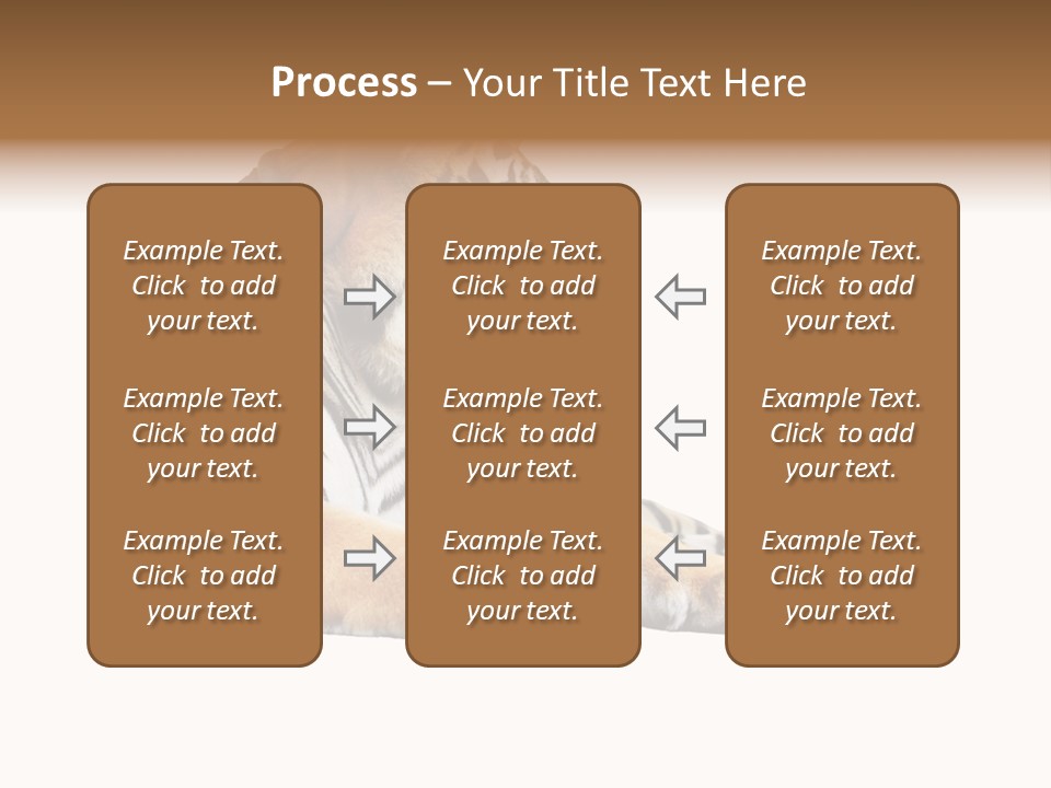Color Siberian Wildlife PowerPoint Template