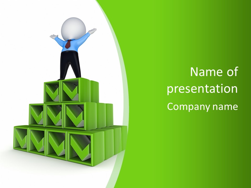 Sign Little Win PowerPoint Template
