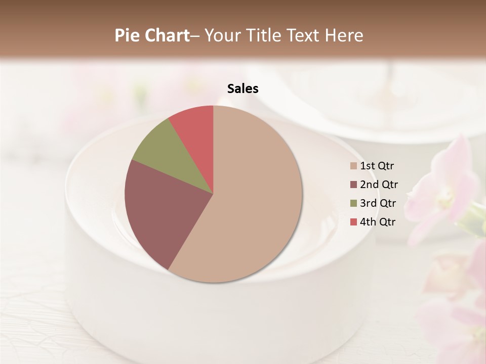 Flowers Candle Still Life PowerPoint Template