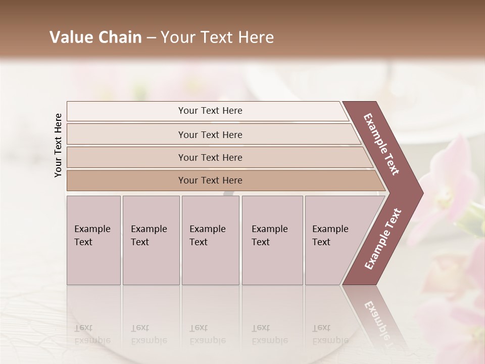 Flowers Candle Still Life PowerPoint Template