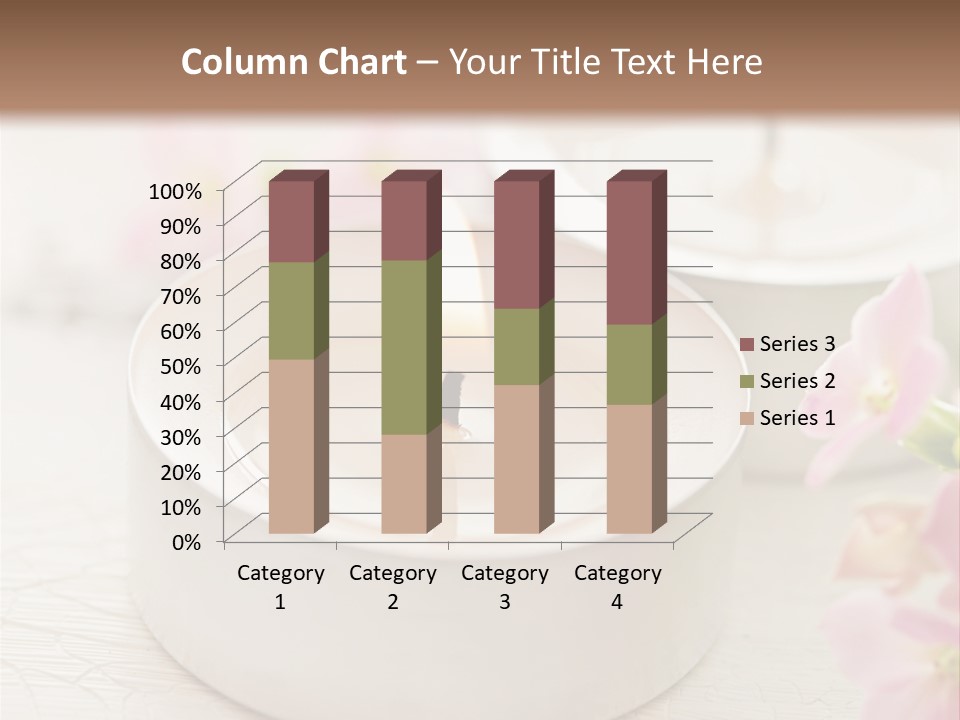 Flowers Candle Still Life PowerPoint Template