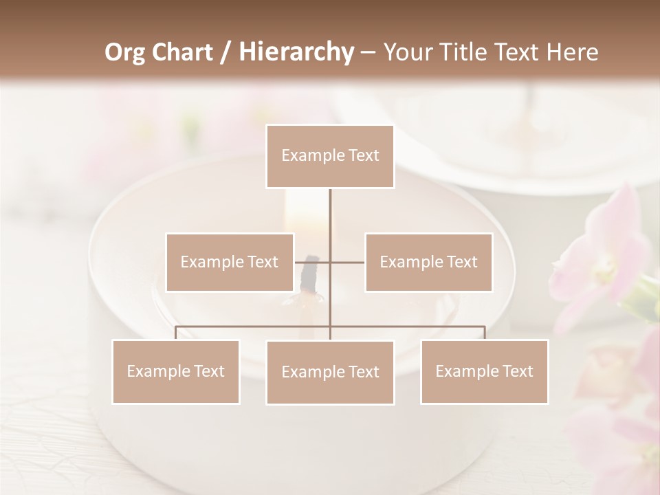 Flowers Candle Still Life PowerPoint Template