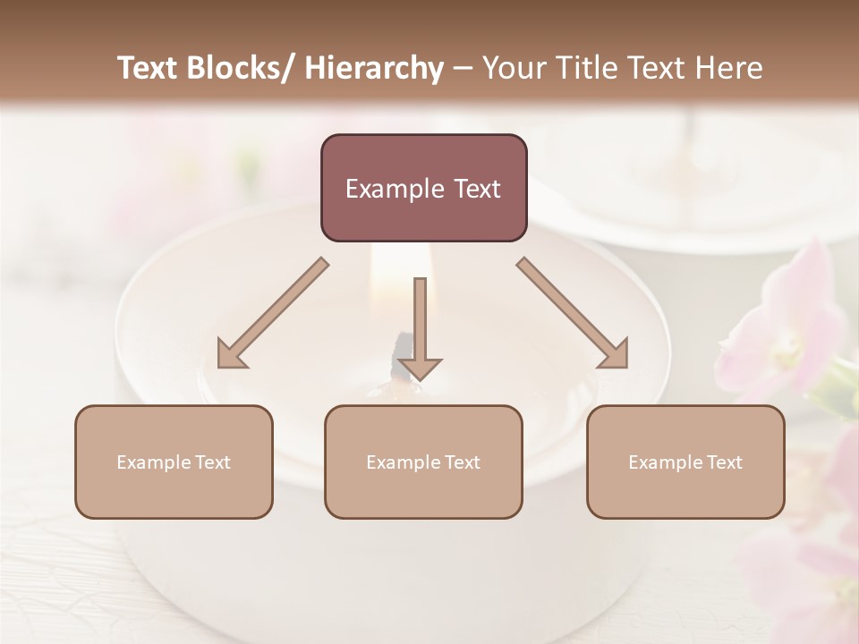 Flowers Candle Still Life PowerPoint Template