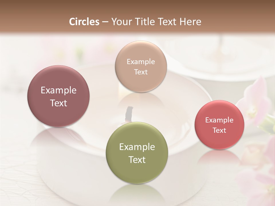 Flowers Candle Still Life PowerPoint Template