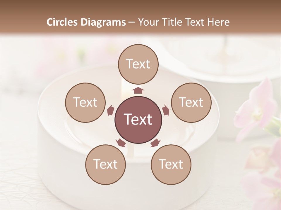 Flowers Candle Still Life PowerPoint Template