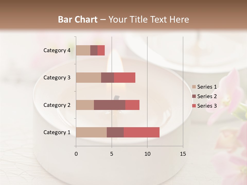 Flowers Candle Still Life PowerPoint Template