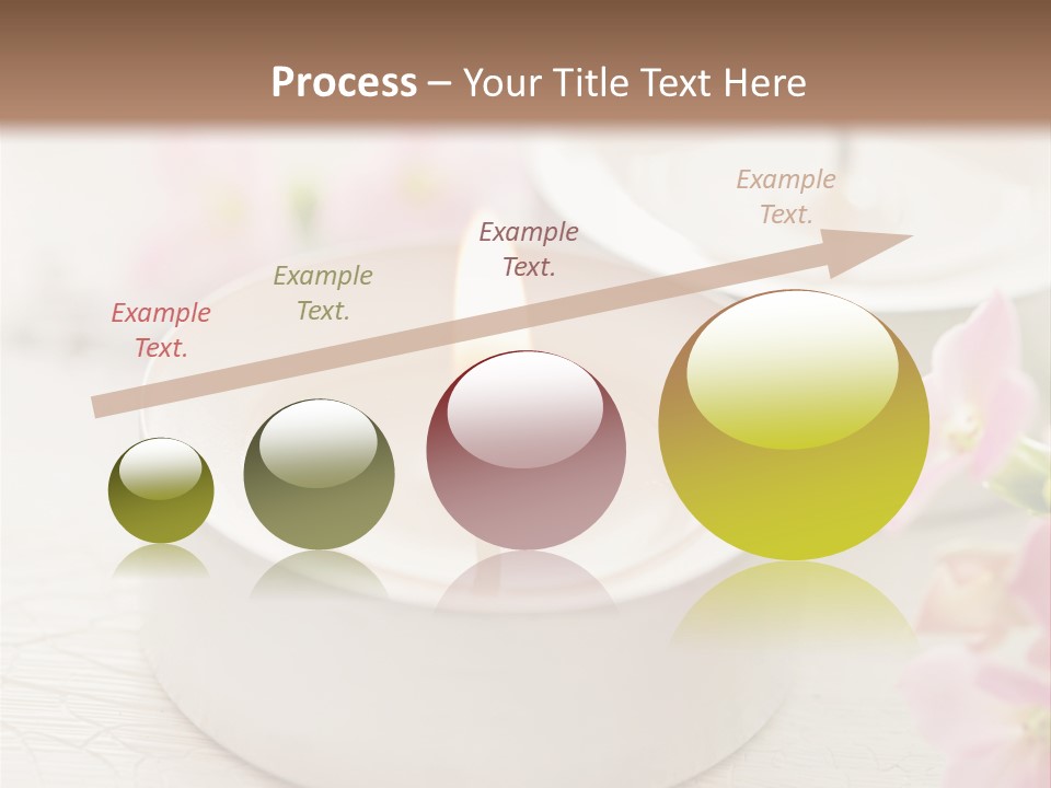 Flowers Candle Still Life PowerPoint Template