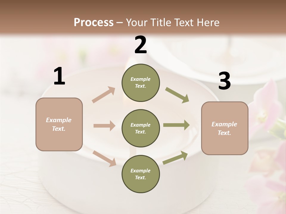 Flowers Candle Still Life PowerPoint Template