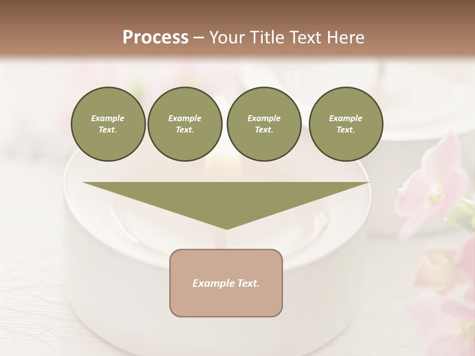 Flowers Candle Still Life PowerPoint Template