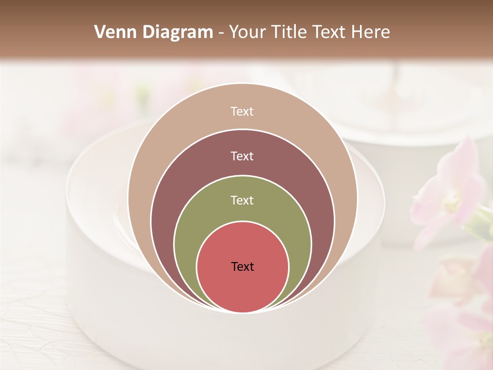 Flowers Candle Still Life PowerPoint Template
