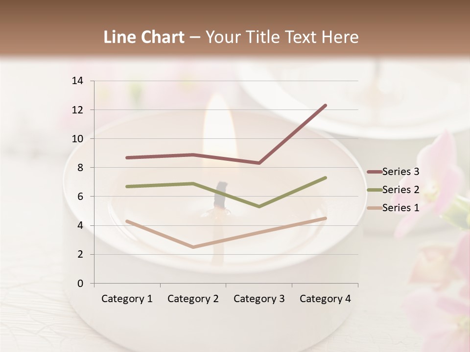 Flowers Candle Still Life PowerPoint Template