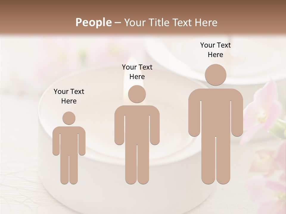 Flowers Candle Still Life PowerPoint Template