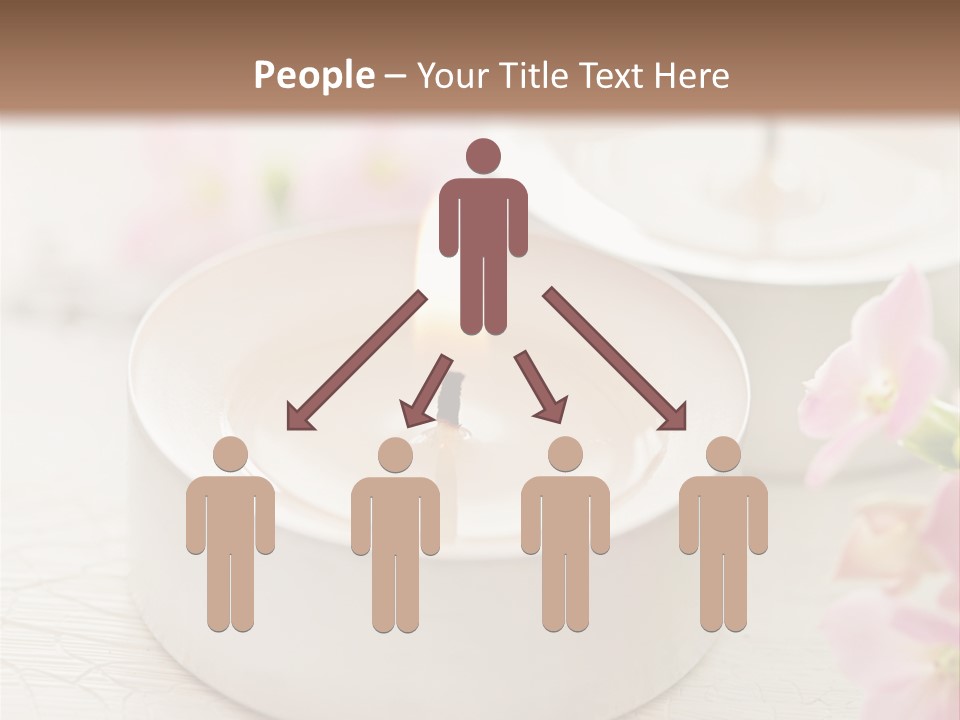 Flowers Candle Still Life PowerPoint Template