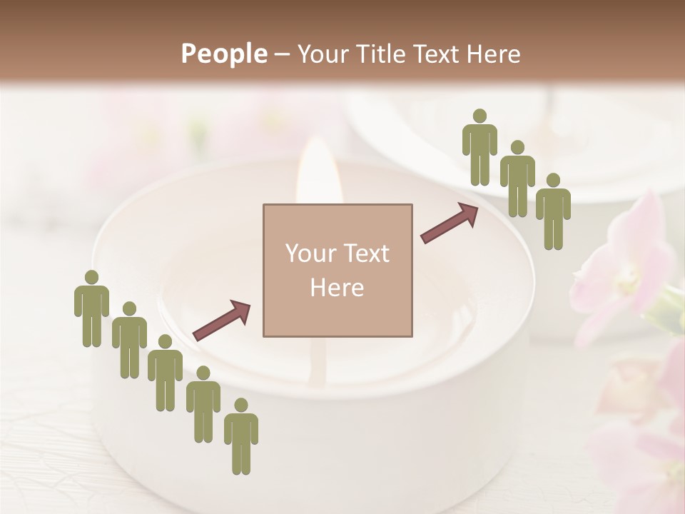 Flowers Candle Still Life PowerPoint Template