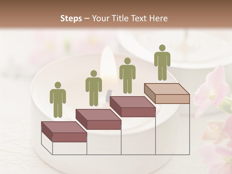 Flowers Candle Still Life PowerPoint Template