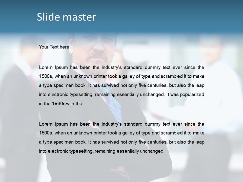 Handsome Corporate Group PowerPoint Template