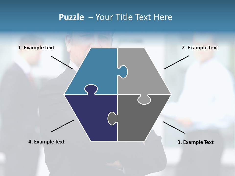 Handsome Corporate Group PowerPoint Template