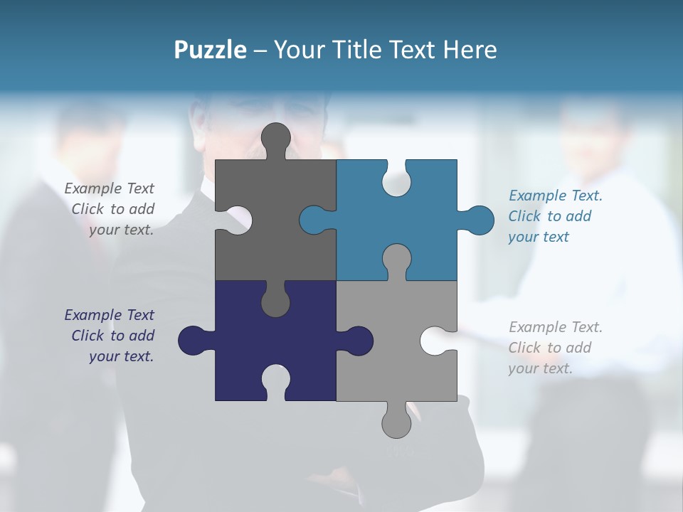 Handsome Corporate Group PowerPoint Template