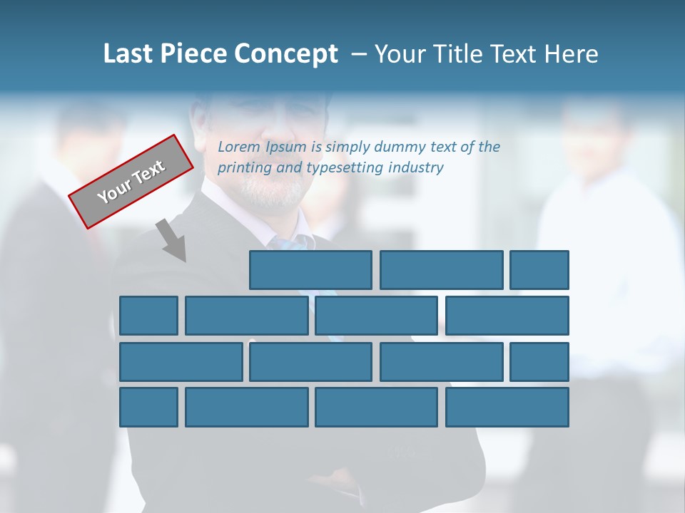 Handsome Corporate Group PowerPoint Template