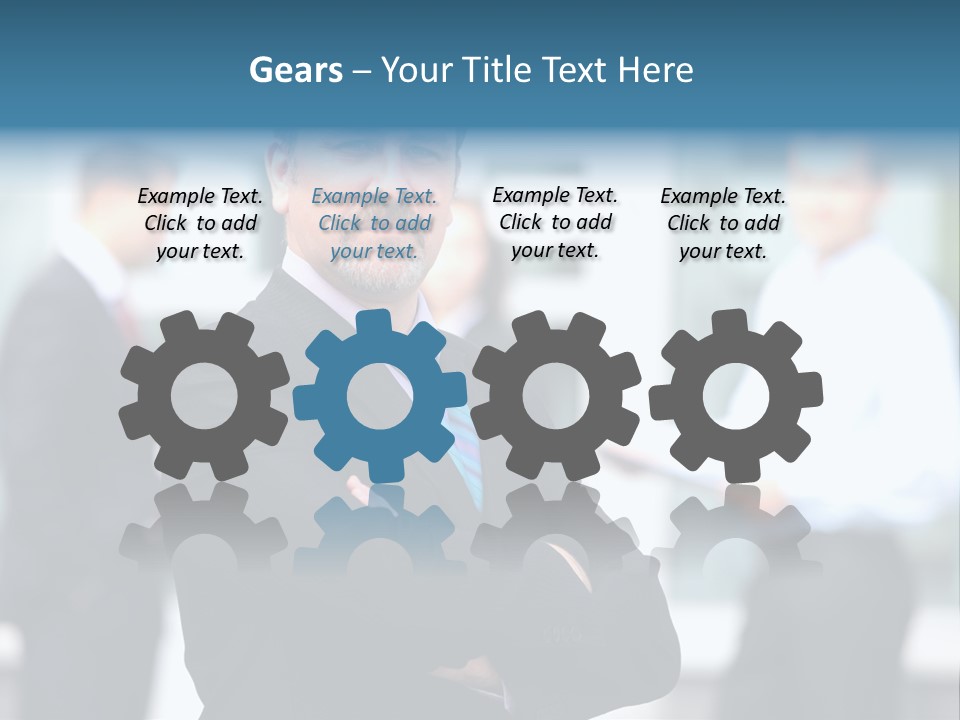 Handsome Corporate Group PowerPoint Template