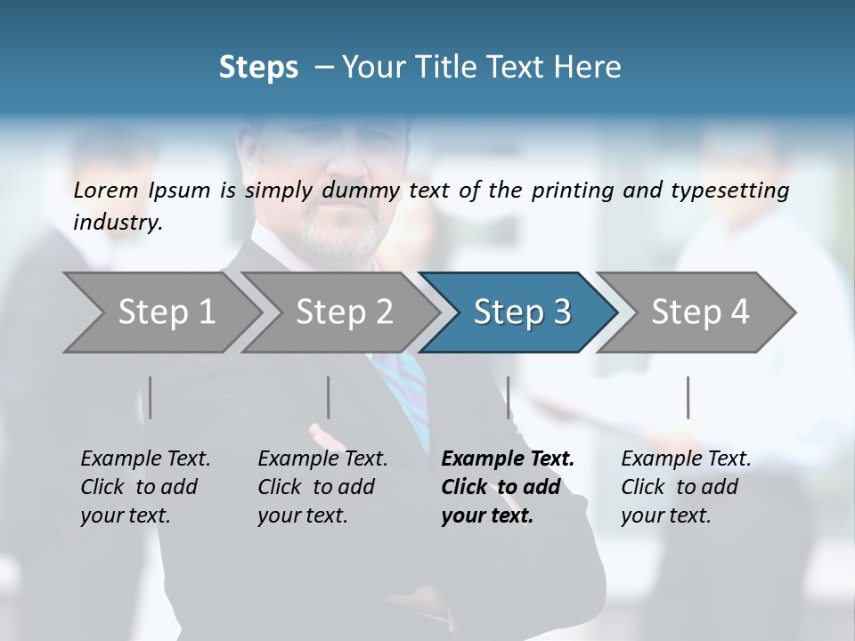 Handsome Corporate Group PowerPoint Template