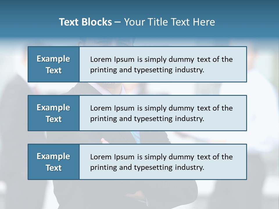 Handsome Corporate Group PowerPoint Template