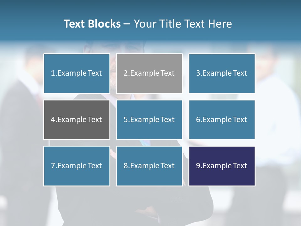Handsome Corporate Group PowerPoint Template