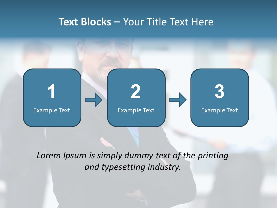 Handsome Corporate Group PowerPoint Template