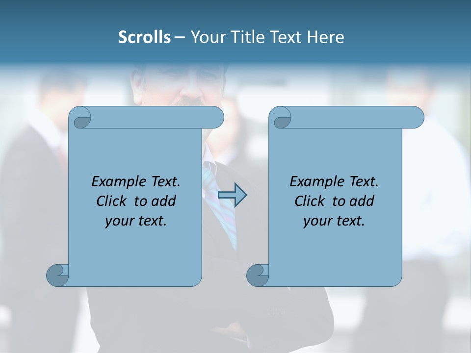 Handsome Corporate Group PowerPoint Template