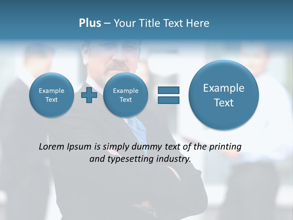 Handsome Corporate Group PowerPoint Template