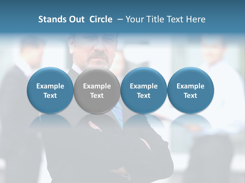 Handsome Corporate Group PowerPoint Template