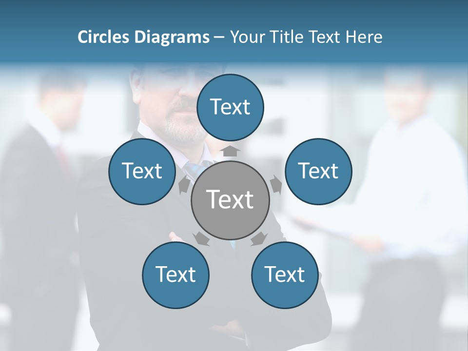 Handsome Corporate Group PowerPoint Template