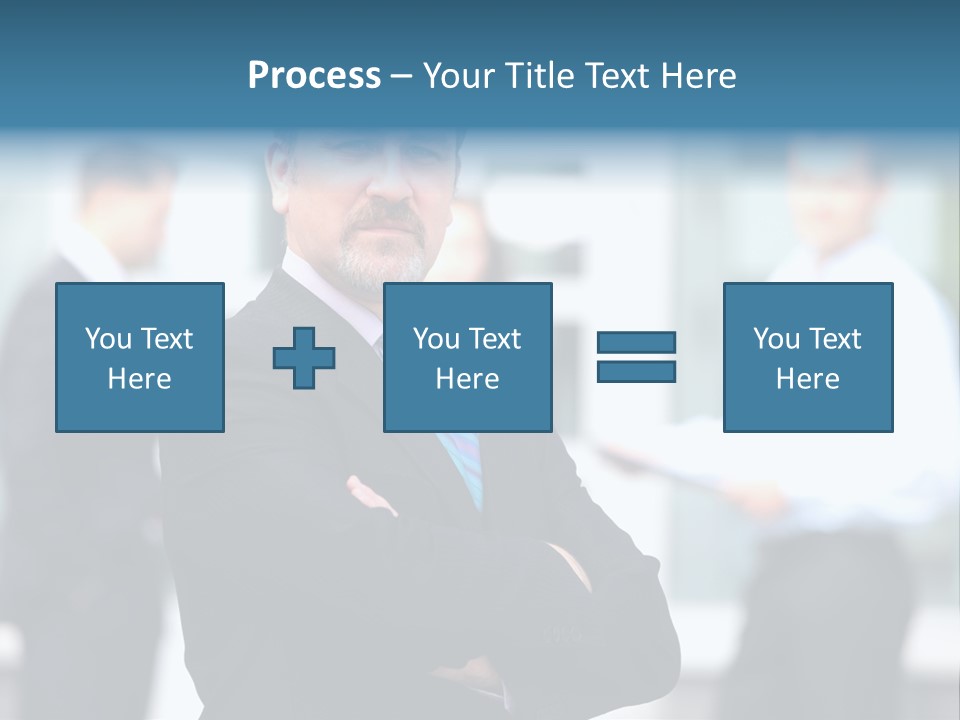 Handsome Corporate Group PowerPoint Template