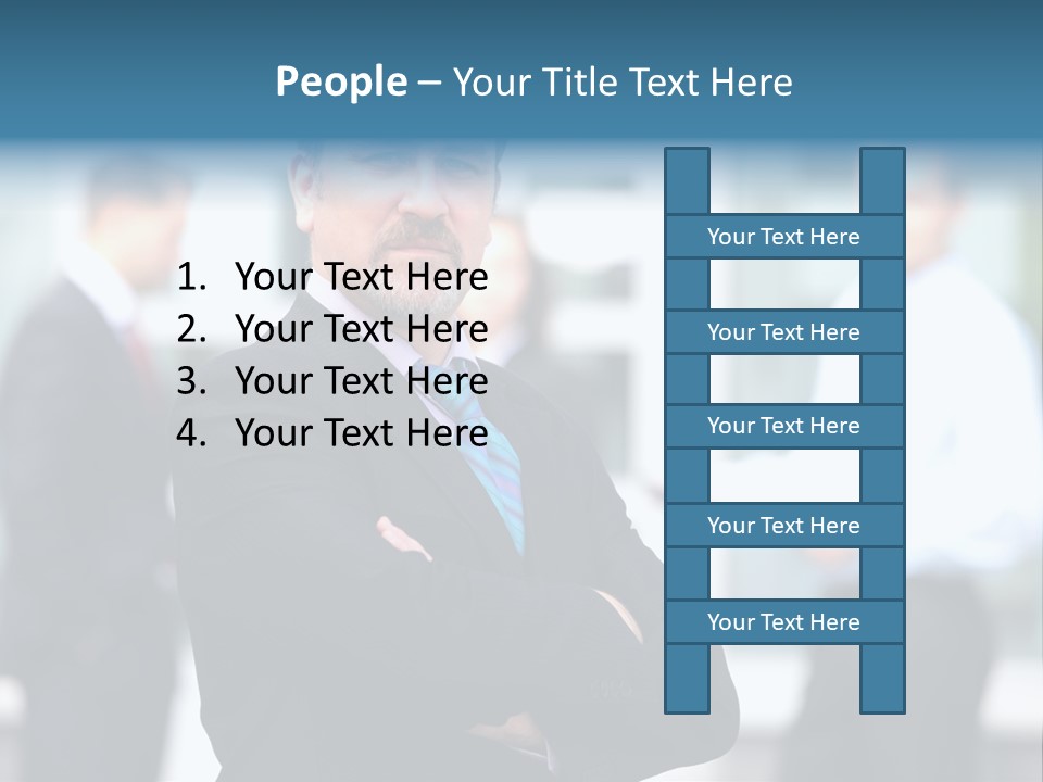 Handsome Corporate Group PowerPoint Template