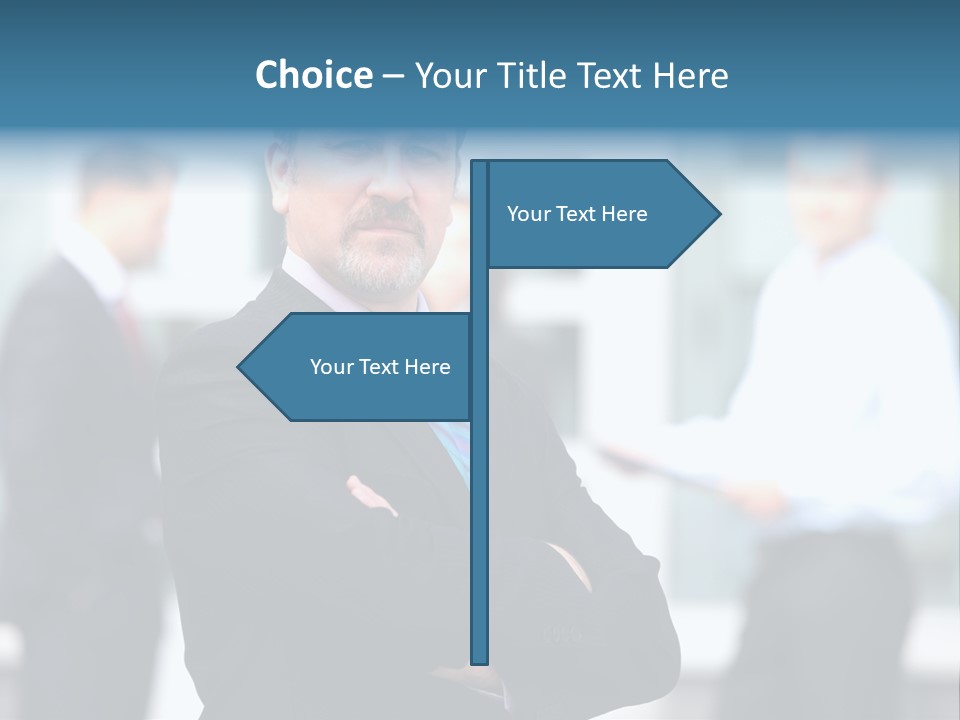 Handsome Corporate Group PowerPoint Template