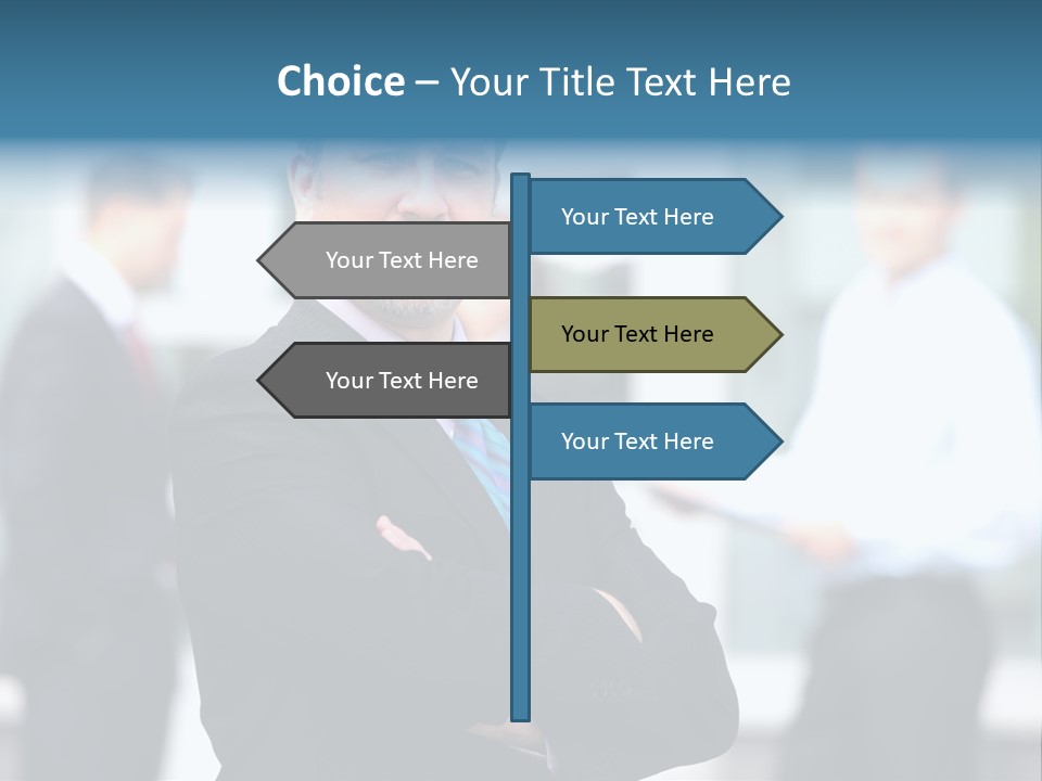 Handsome Corporate Group PowerPoint Template