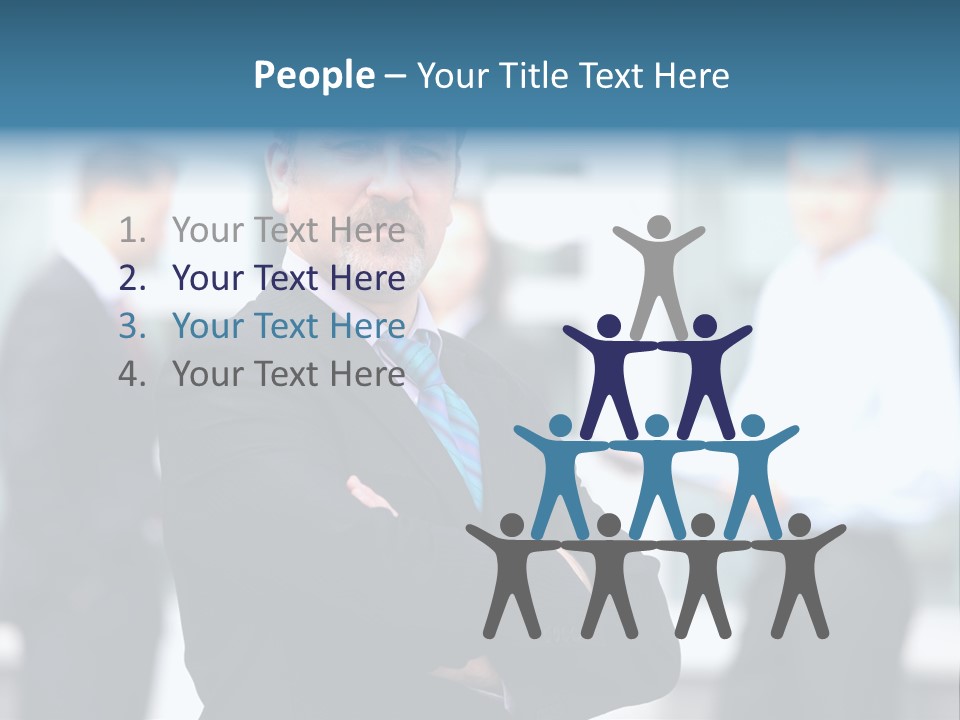 Handsome Corporate Group PowerPoint Template
