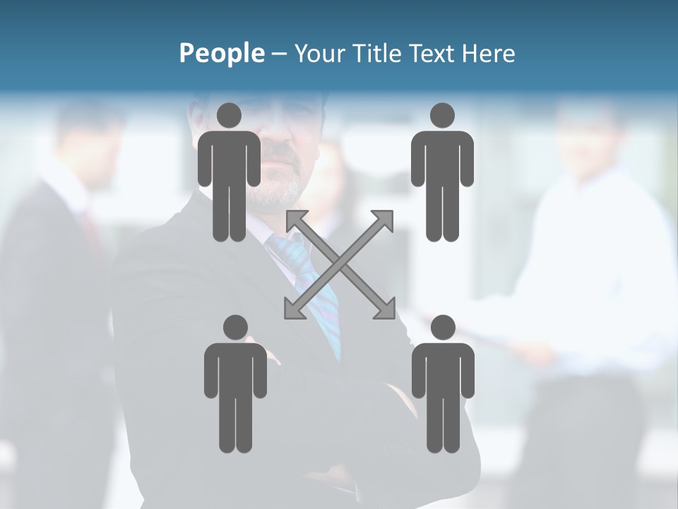 Handsome Corporate Group PowerPoint Template
